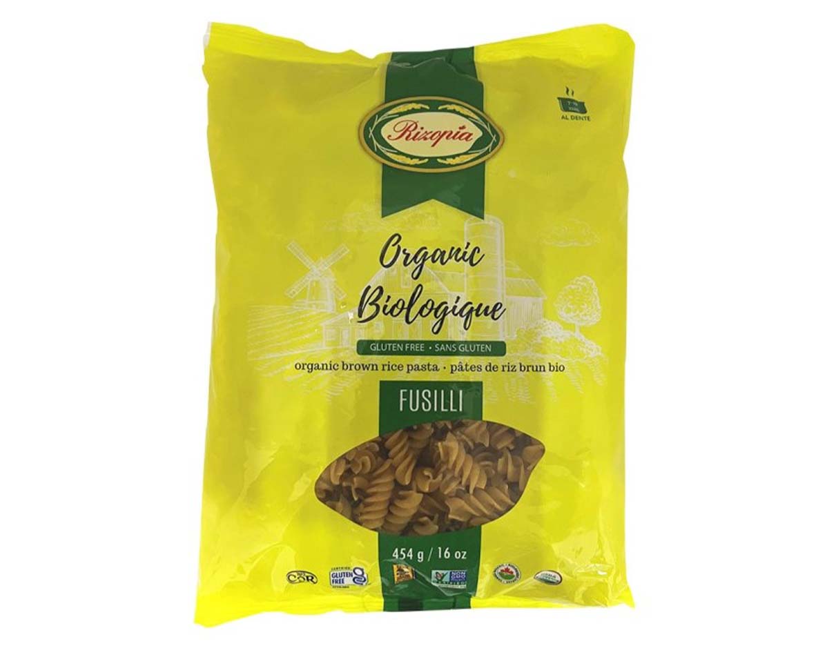 Organic Brown Rice Pasta Fusilli, Gluten Free