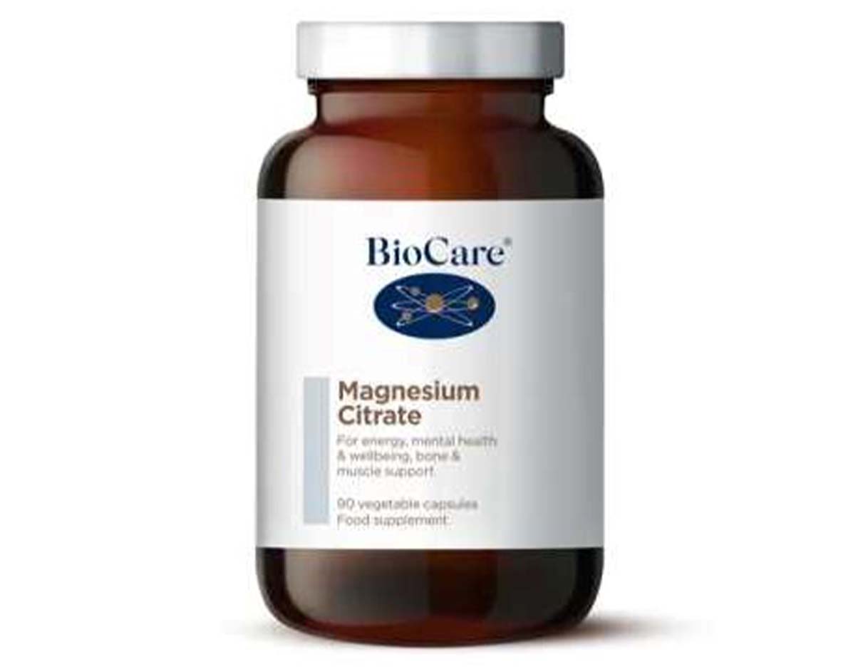 Biocare Magnesium Citrate 90 Caps, Vegan