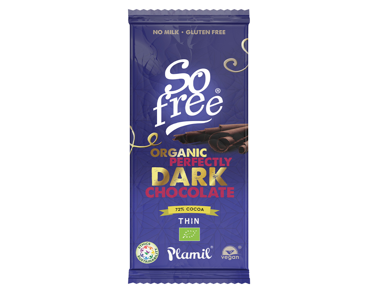 Organic Perfectly Dark Chocolate, Gluten Free