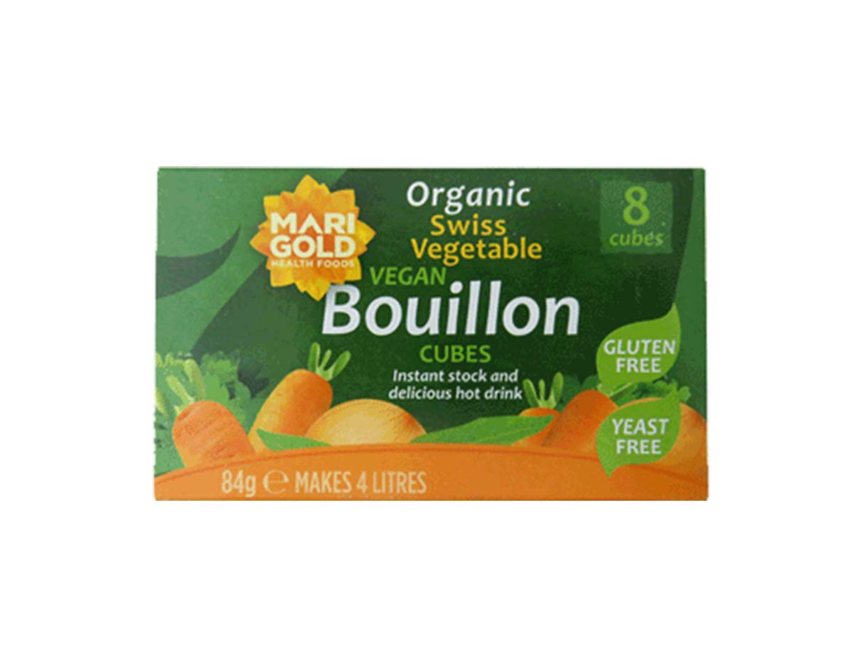 Organic Swiss Vegetable Bouillon Cubes Yeast Free