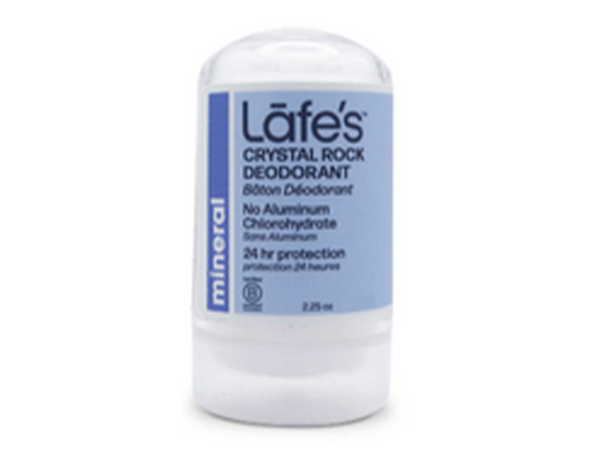 Lafes Organic Deodorant Crystal Rock Mini Stick 63g, Vegan