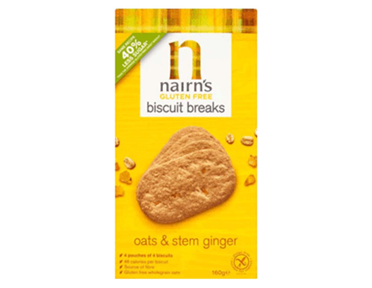 Biscuit Breaks Oats & Stem Ginger, Gluten Free