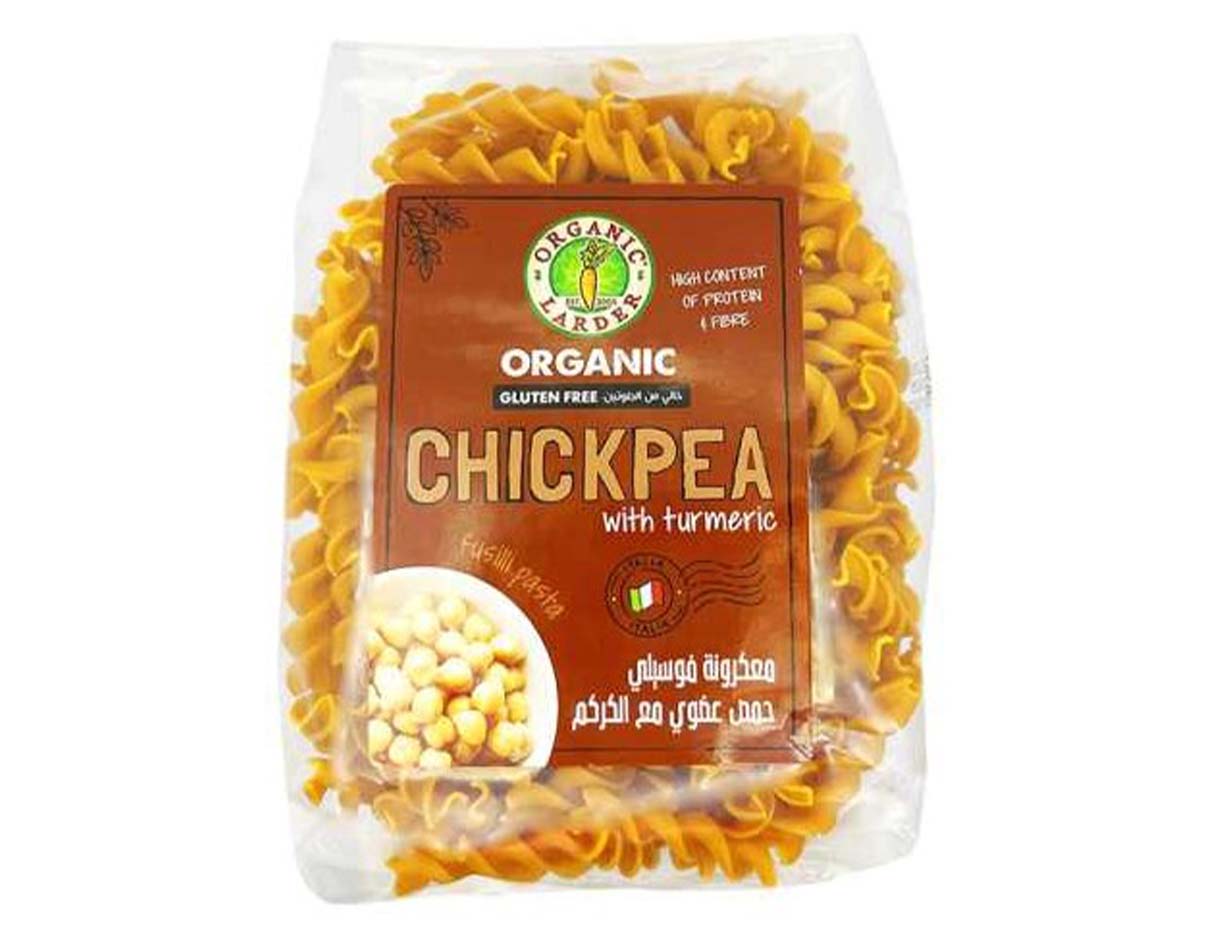 Organic Chickpea w/ Turmeric Fusilli Pasta, Gluten Free