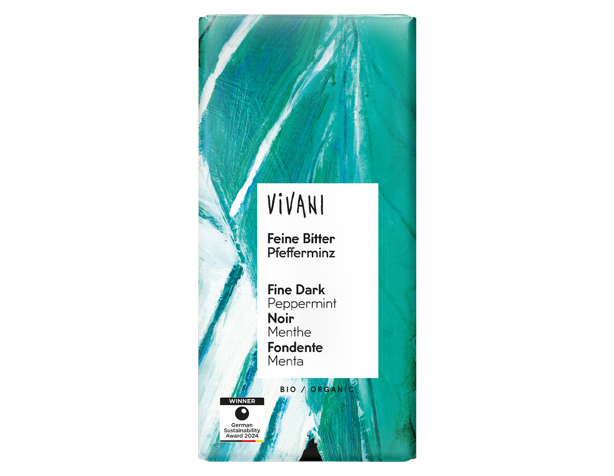 Organic Fine Dark Peppermint Chocolate 