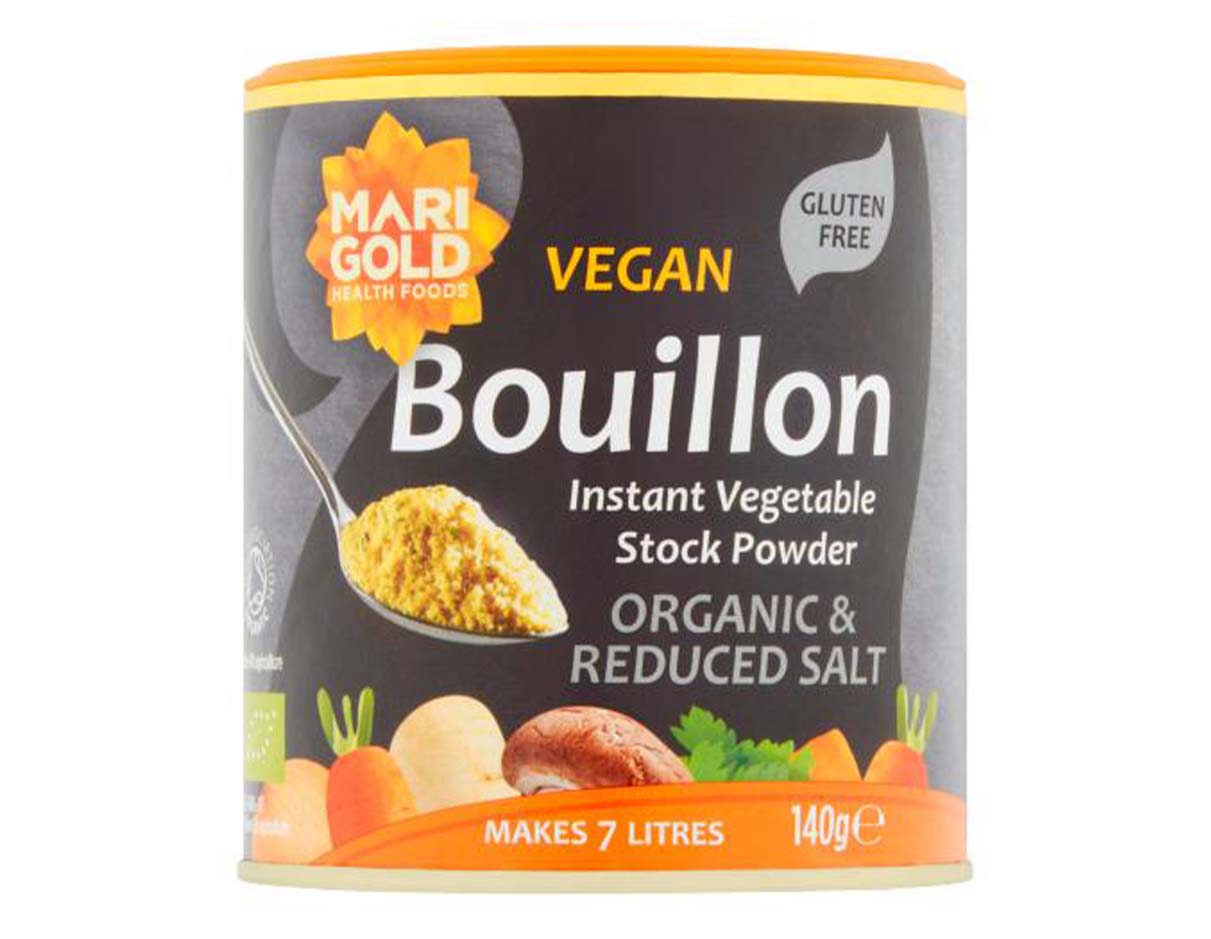 Organic Low Salt Vegetable Bouillon Powder, Gluten Free