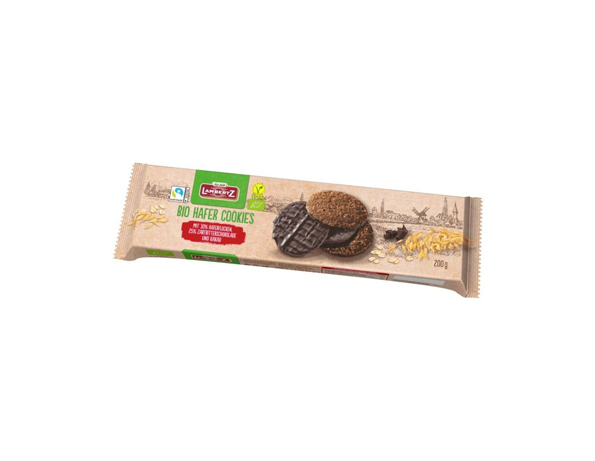 Organic Oat Cookies Dark Chocolate