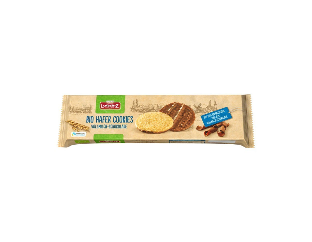 Organic Oat Cookies Milk Chocolate