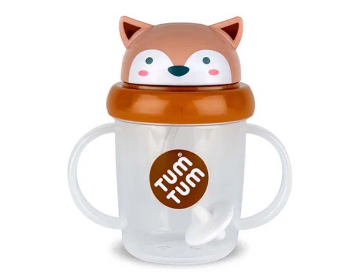 Tum Tum Tippy Up Cup w/ Straw Fergus Fox 200ml