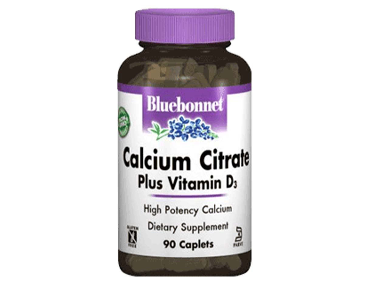 سترات الكالسيوم العضوية بالإضافة إلى فيتامين د 3 ، خالي من الغلوتين