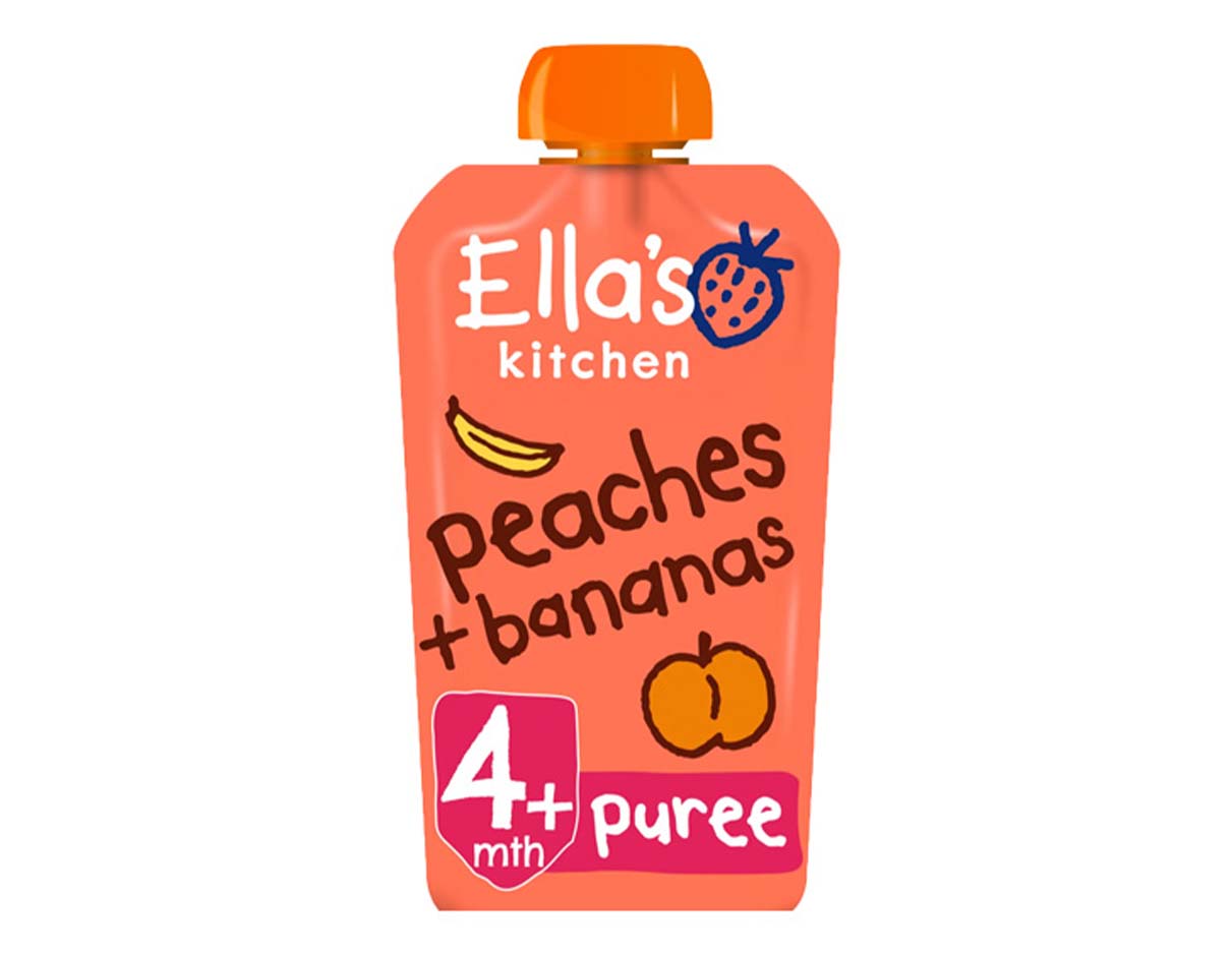 Organic Peaches + Banana 