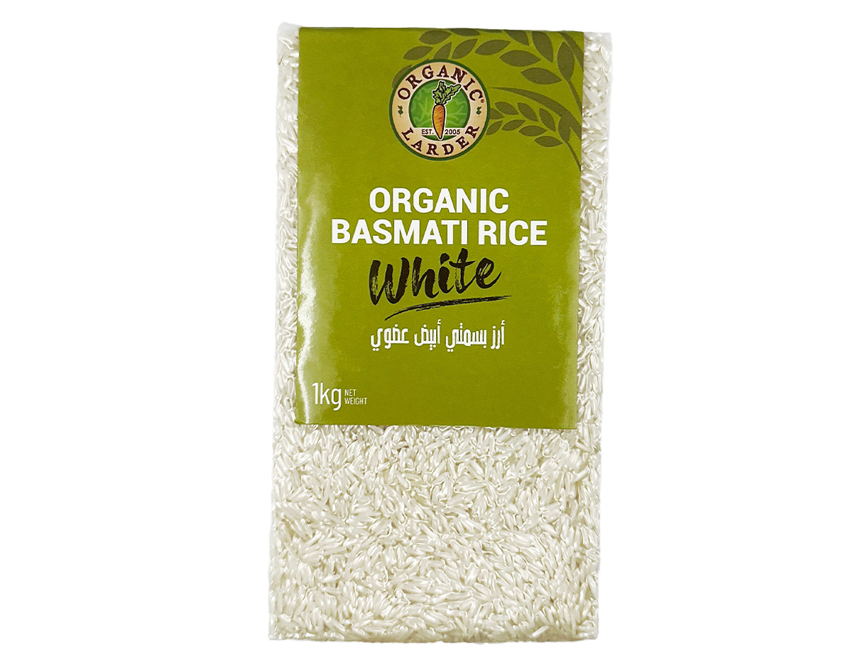 رز بسمتي أبيض عضوي