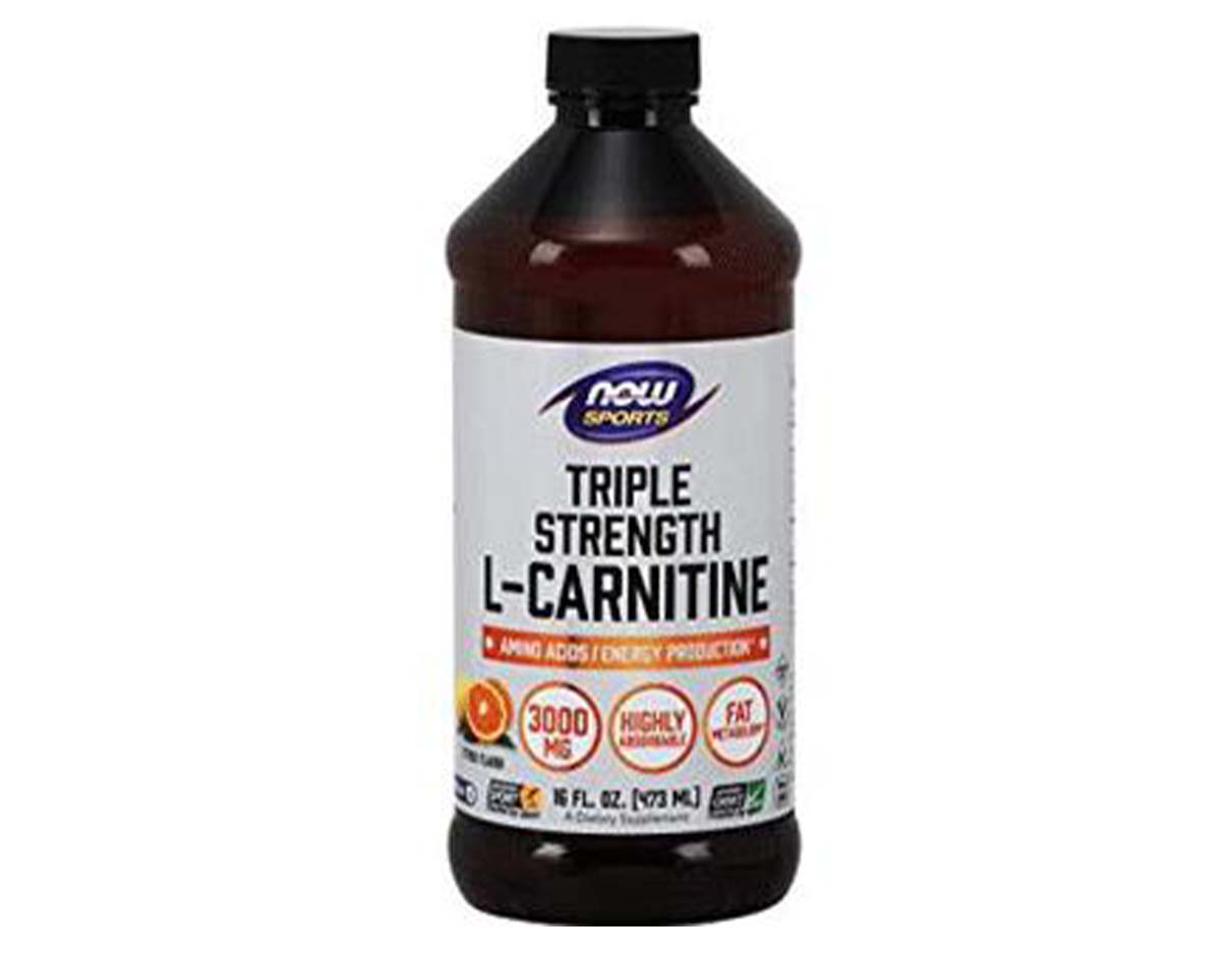 Triple Strength L Carnitine 3000mg Citrus Flavor Liquid, Non GMO