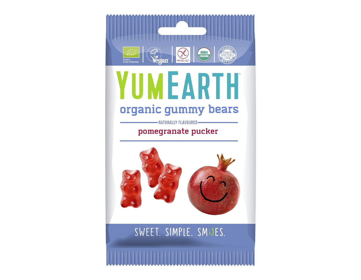 Organic Gummy Bears Pomegranate