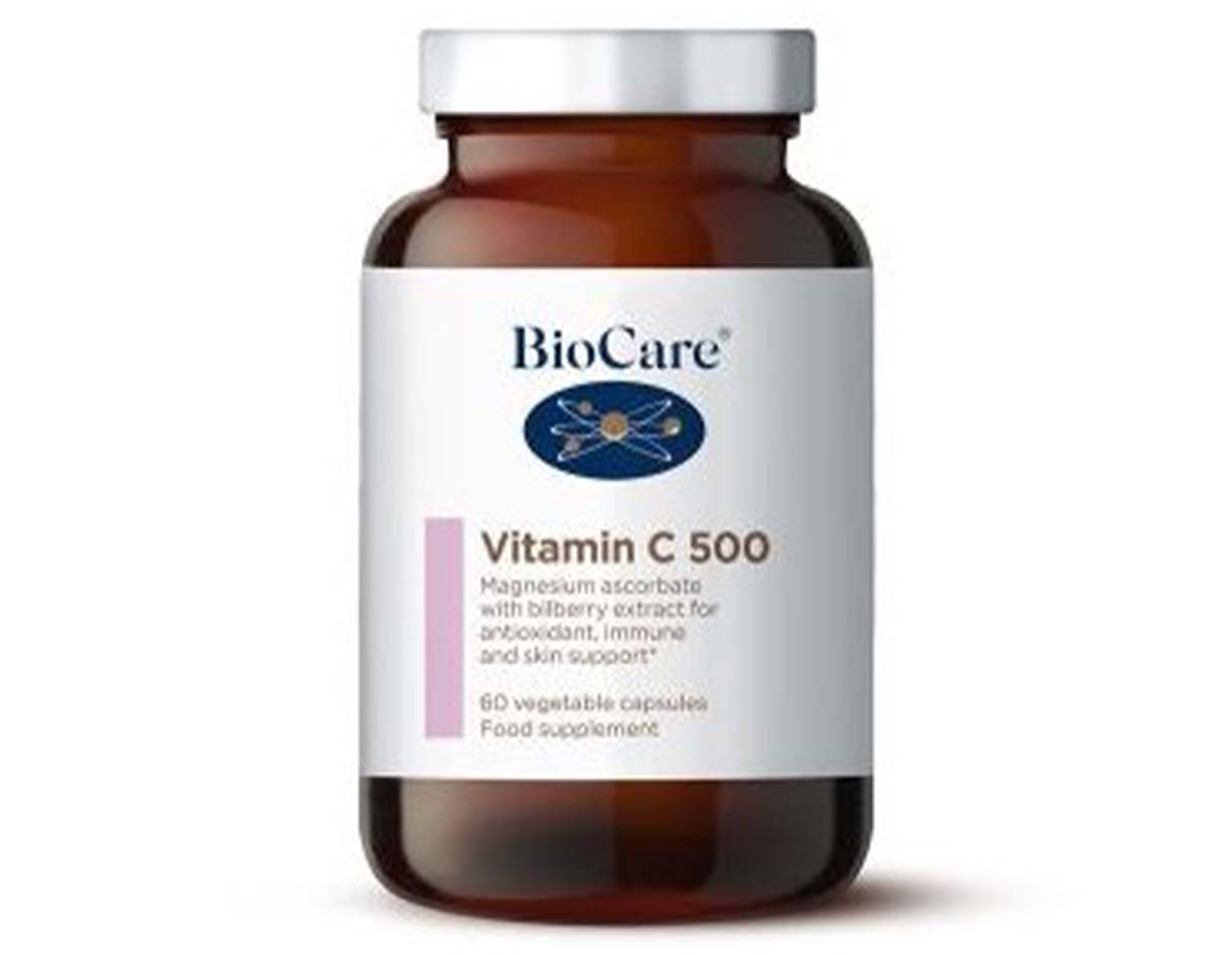 BioCare Vitamin C 500 60 Caps, Vegan