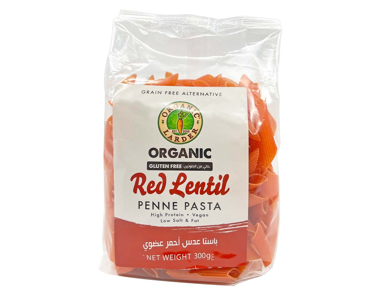 Organic Penne Pasta Red Lentil, Gluten Free