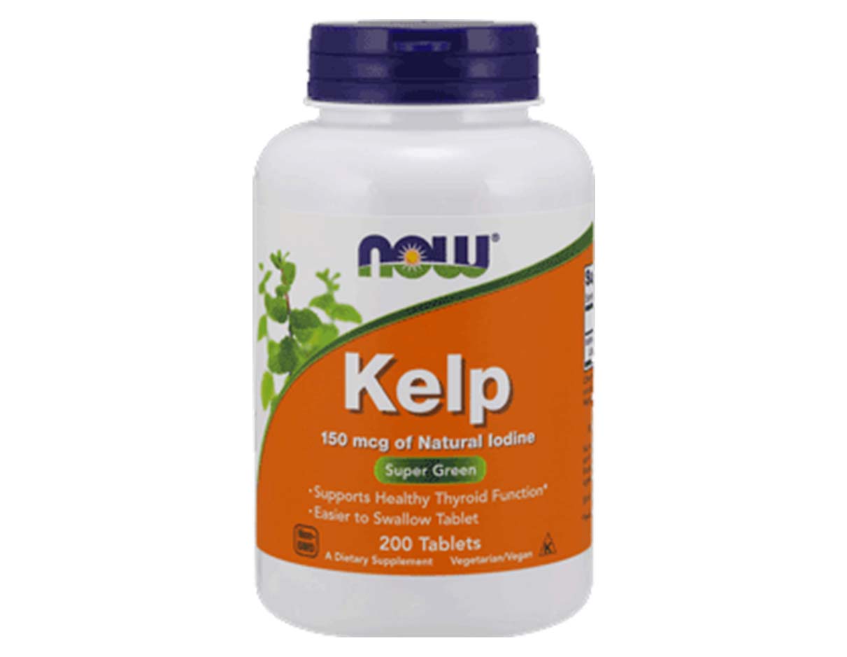 Now Kelp 150mcg 200 Tablets, Vegan, Non GMO