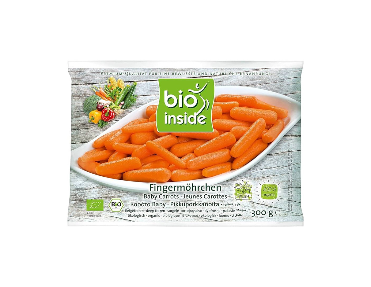 Bio Inside Organic Frozen Baby Carrots 300g