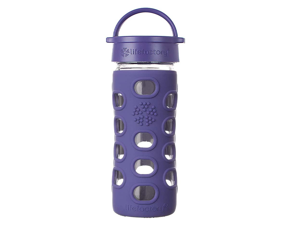 Life Factory Glass Bottle Royal Purple 12 oz.
