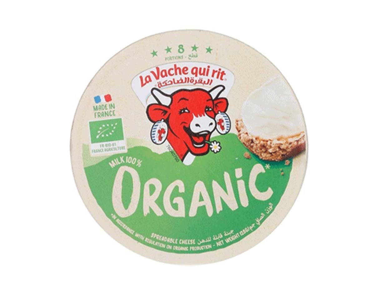 البقرة الضاحكة جبنة عضوية قابلة للدهن 128 جم