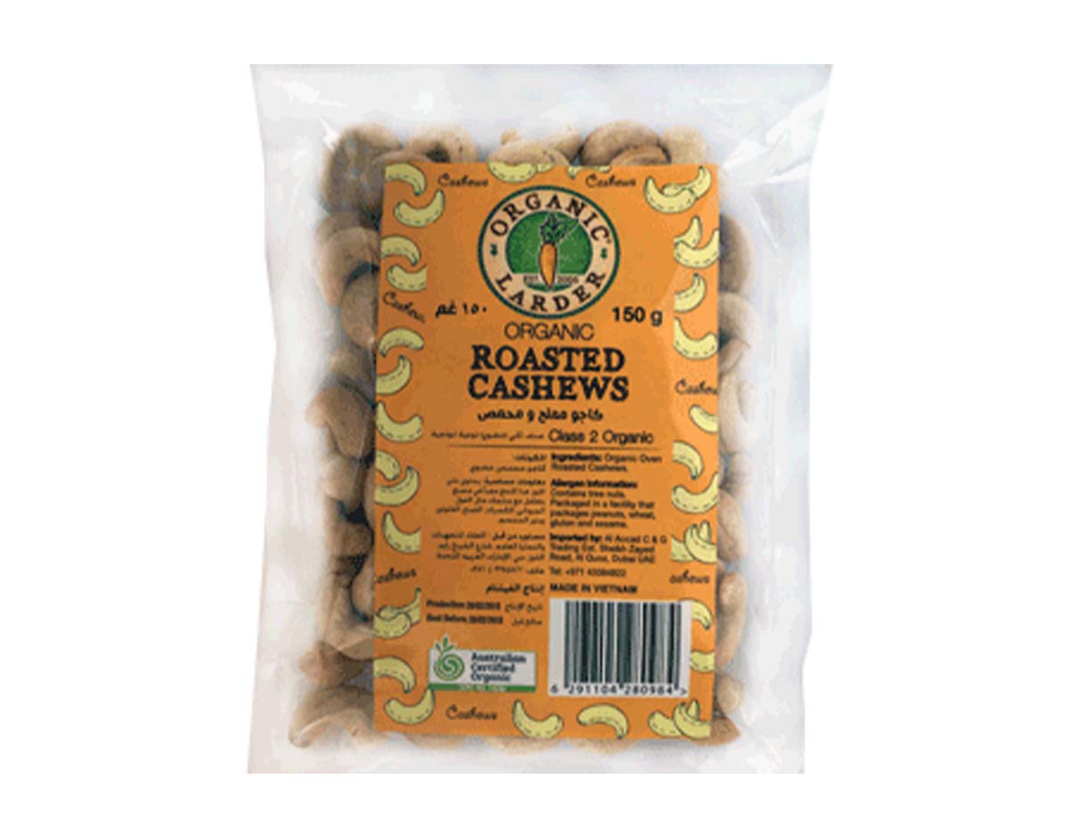 Organic Roasted Cashews
