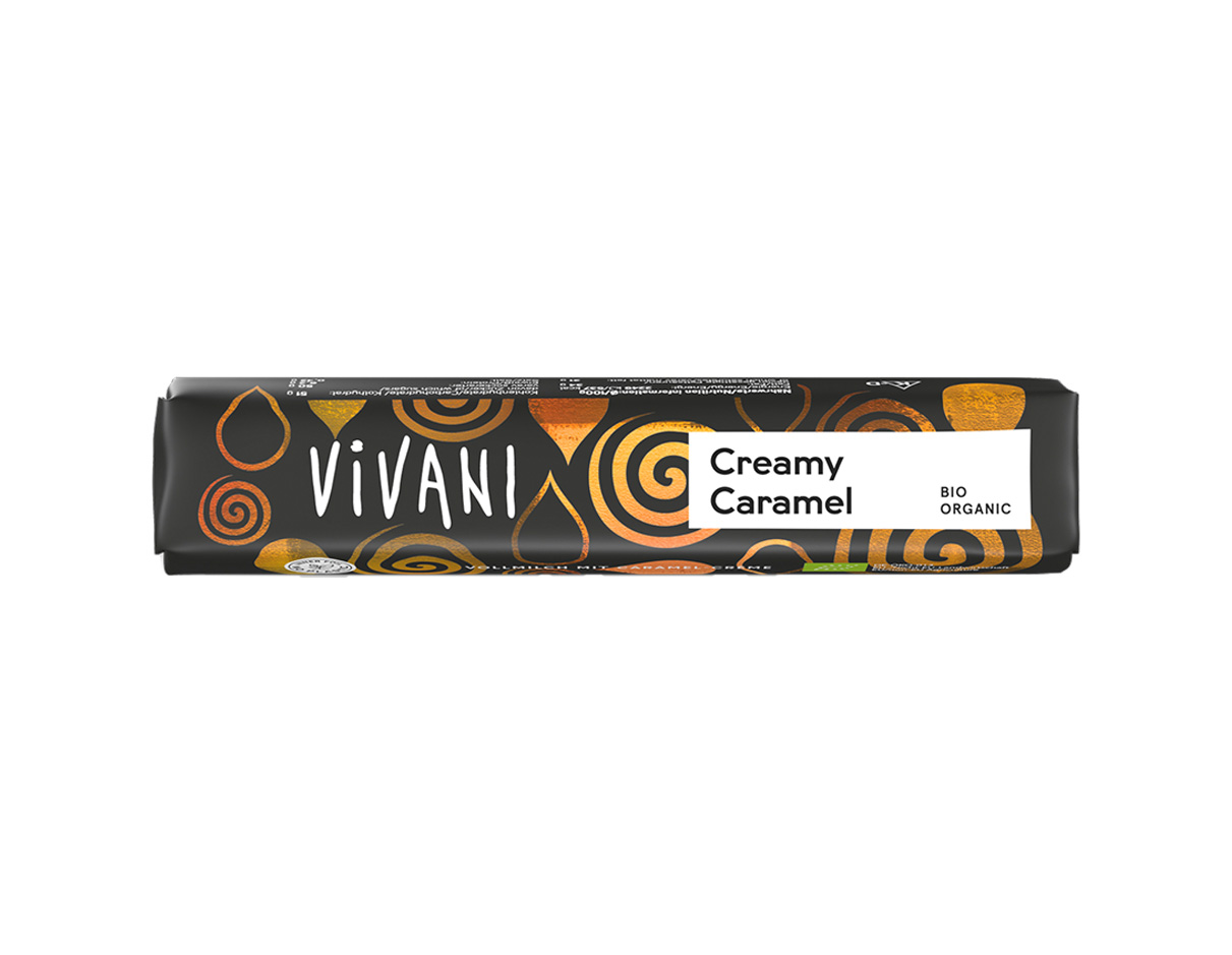 Organic Creamy Caramel Chocolate 