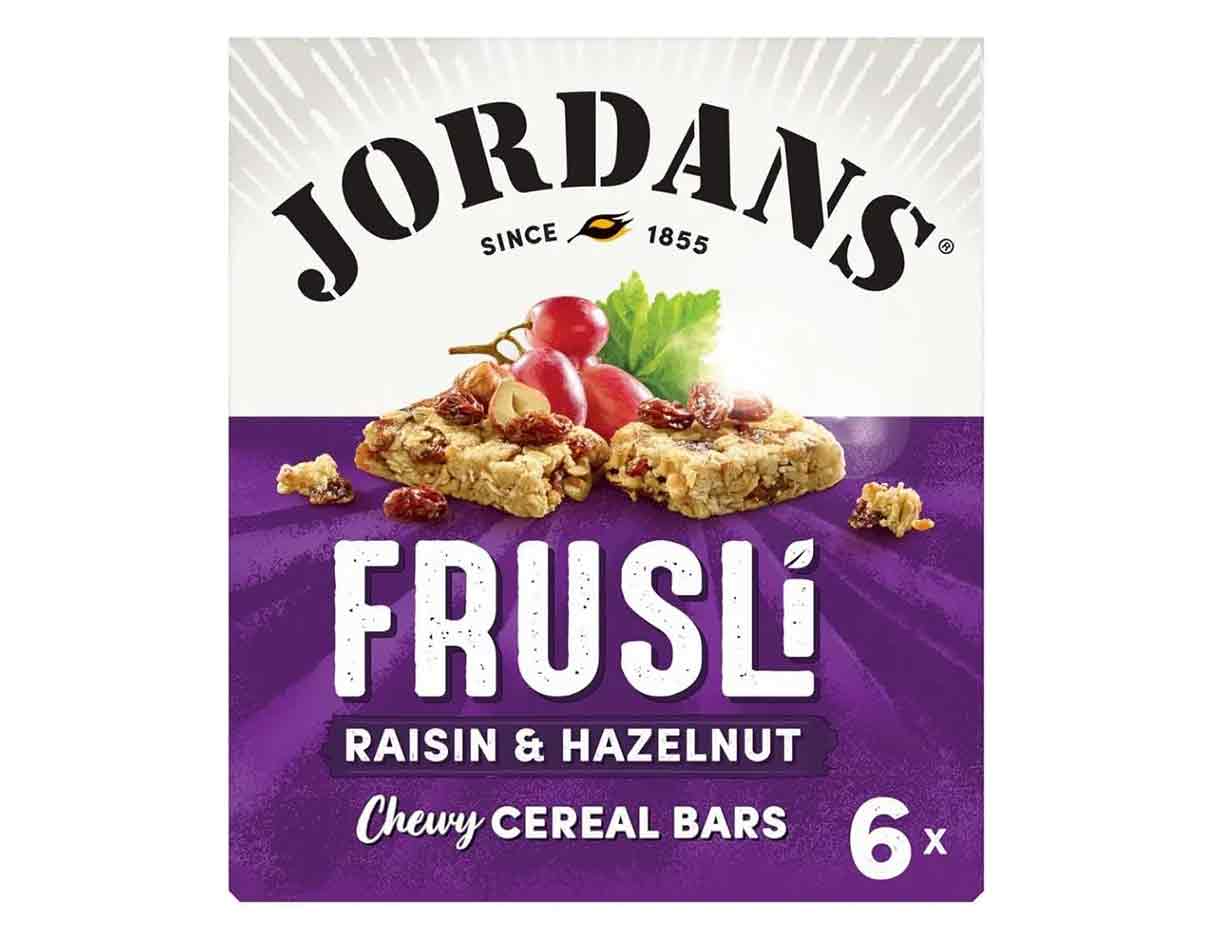 Raisin & Hazelnut Frusli Chewy Cereal Bars