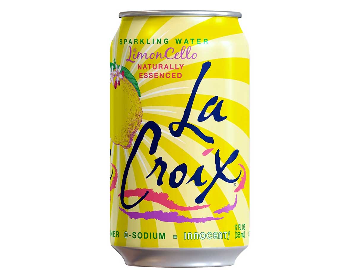 La Croix Sparkling Water Limoncello 355ml, Non GMO