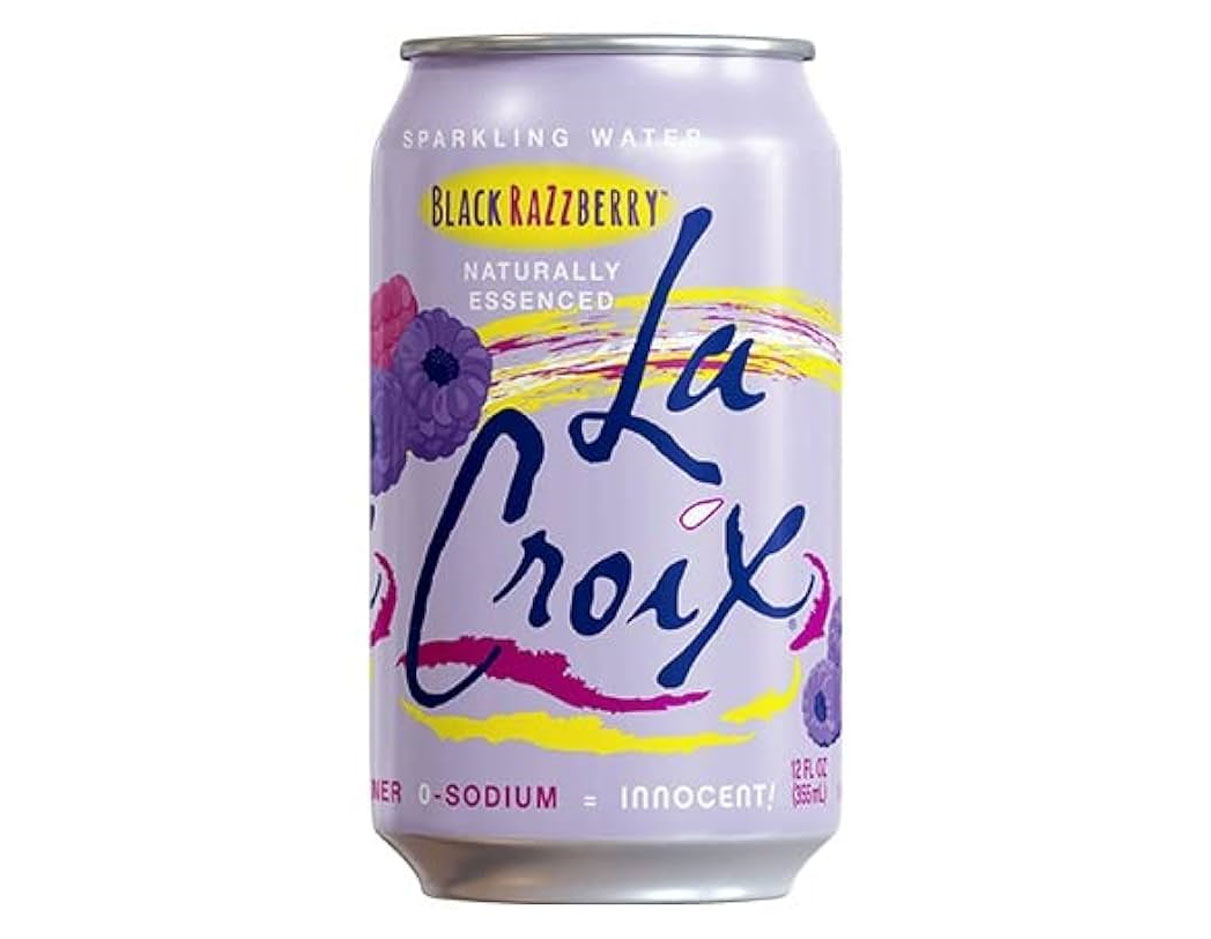 La Croix Sparkling Water Black Razzberry 355ml, Non GMO