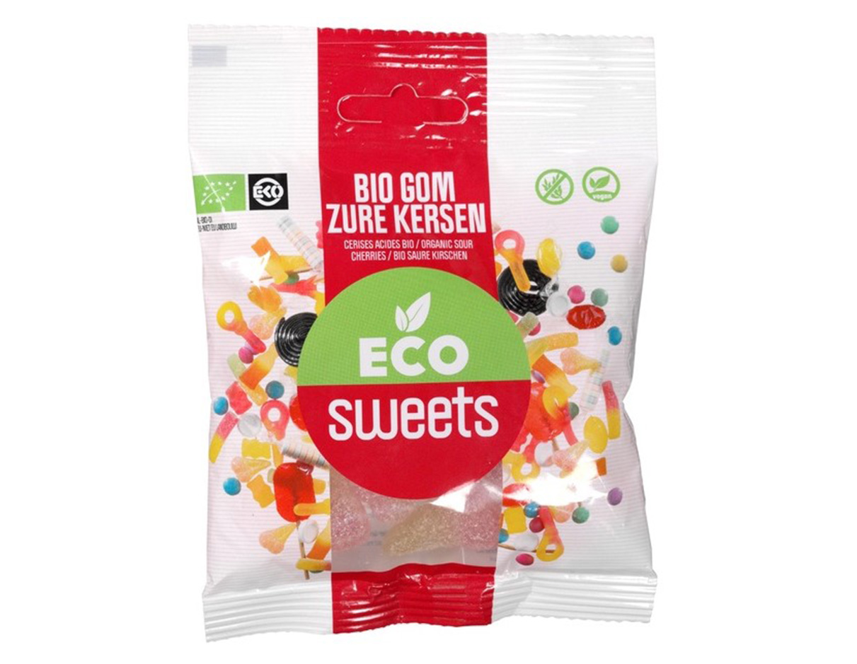 Organic Gum Sour Cherries, Gluten Free