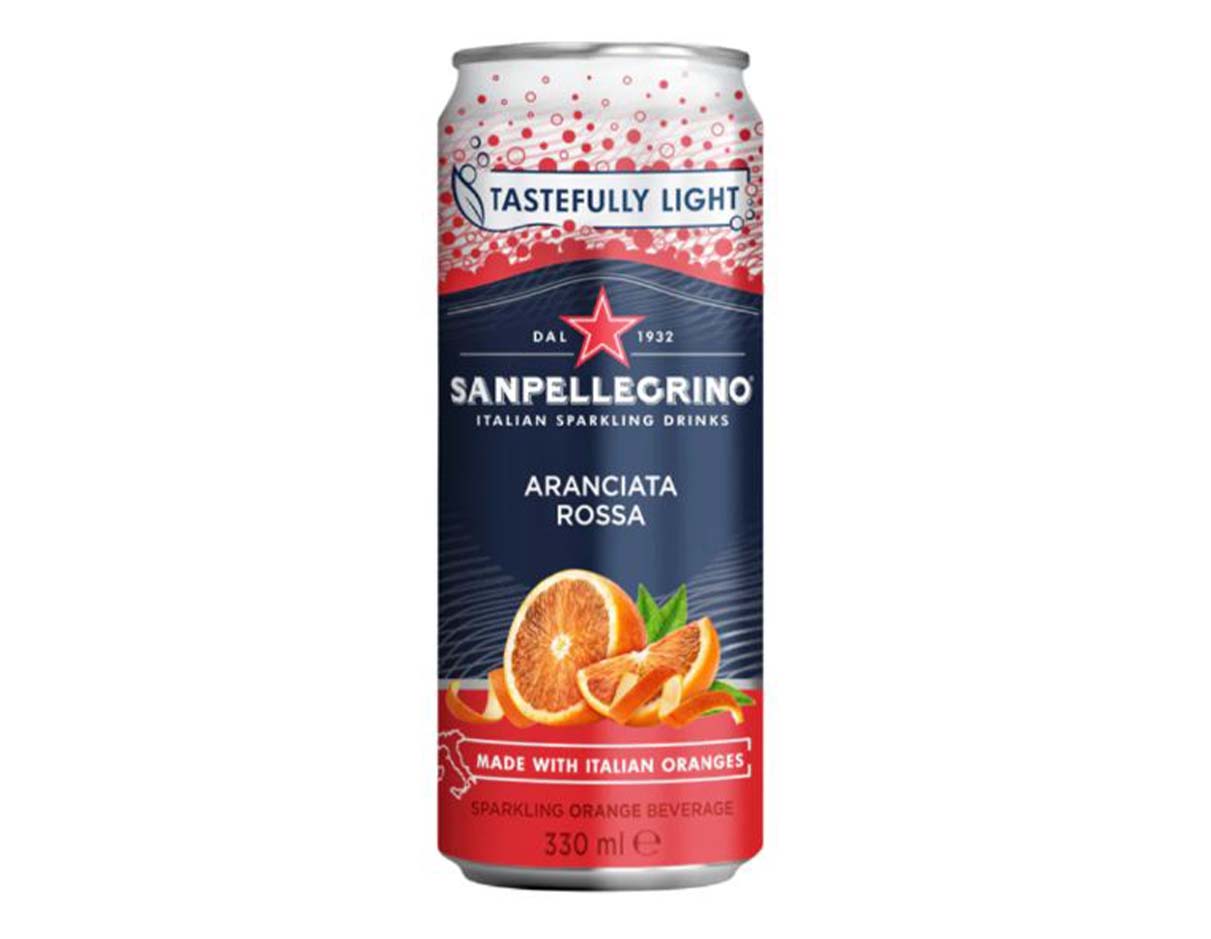 Sanpellegrino Italian Sparkling Drink Aranciata Blood Orange 330ml 